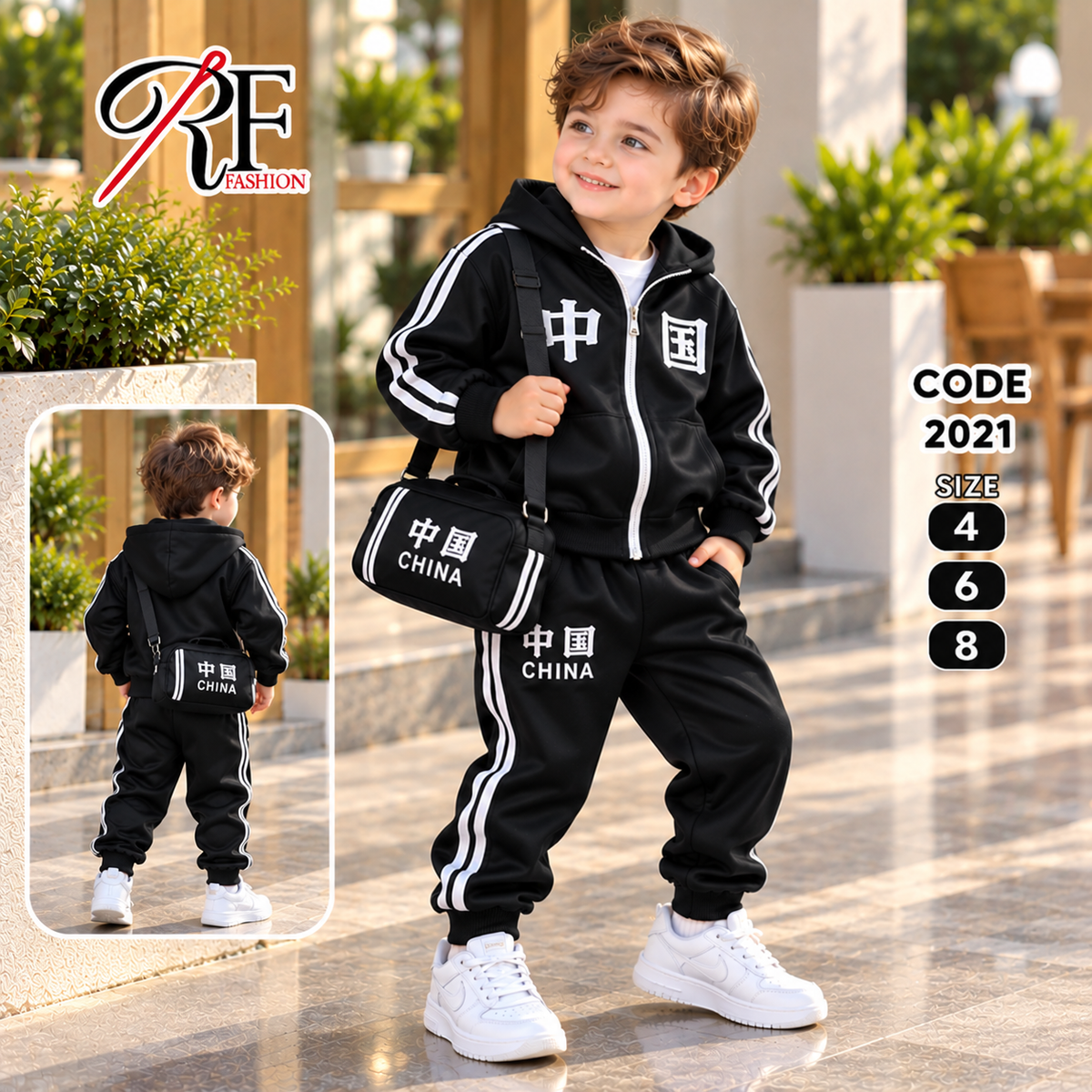 Boys' Set with Bag شنطه 2021